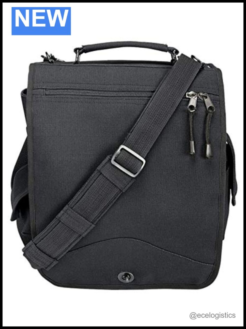 Rothco M-51 Canvas Field Bag Satchel - Cotton Twill Multipocket Shoulder Bag
